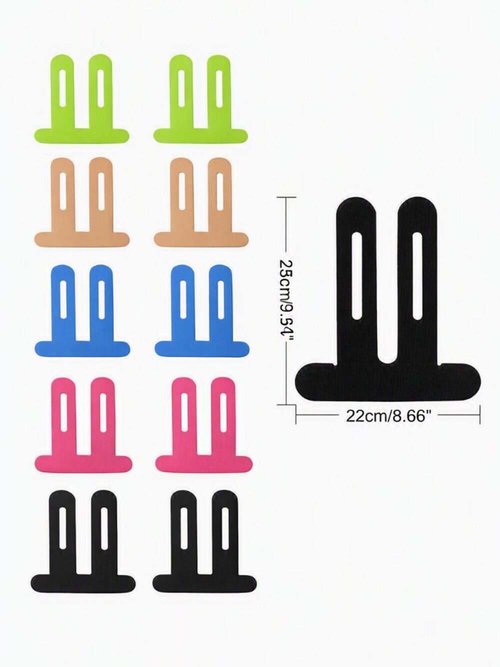 10PCS Pre‑Cut Kinesiology Tape Set（0822E)